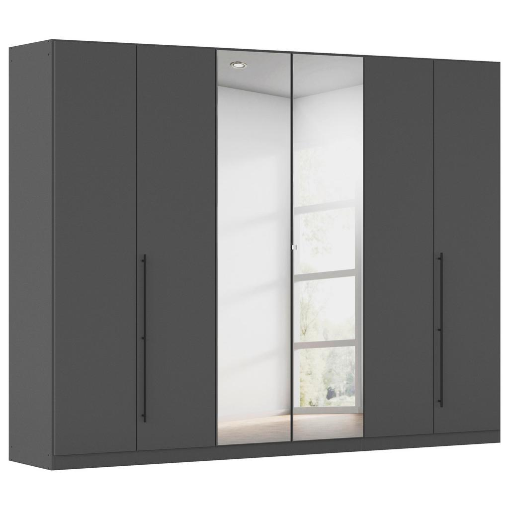 Kleiderschrank Safari mit Spg. Grau B: 271cm