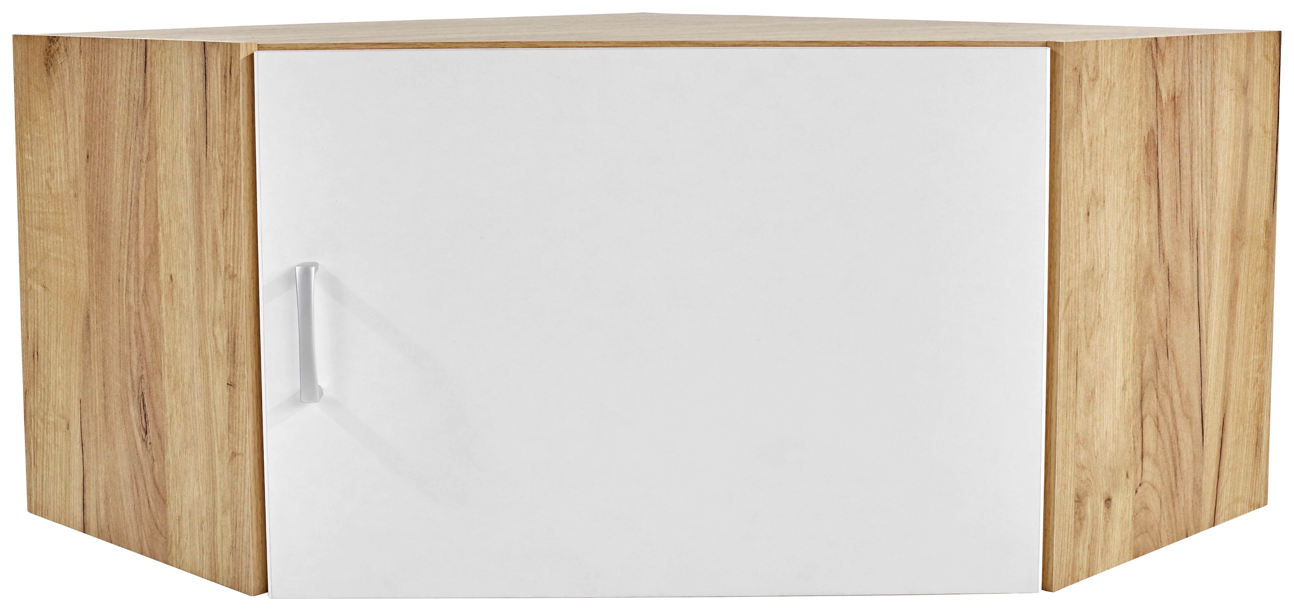 Szekrényrátét Tio - tölgyfa/fehér, Konventionell, faalapú anyag (80/80cm)