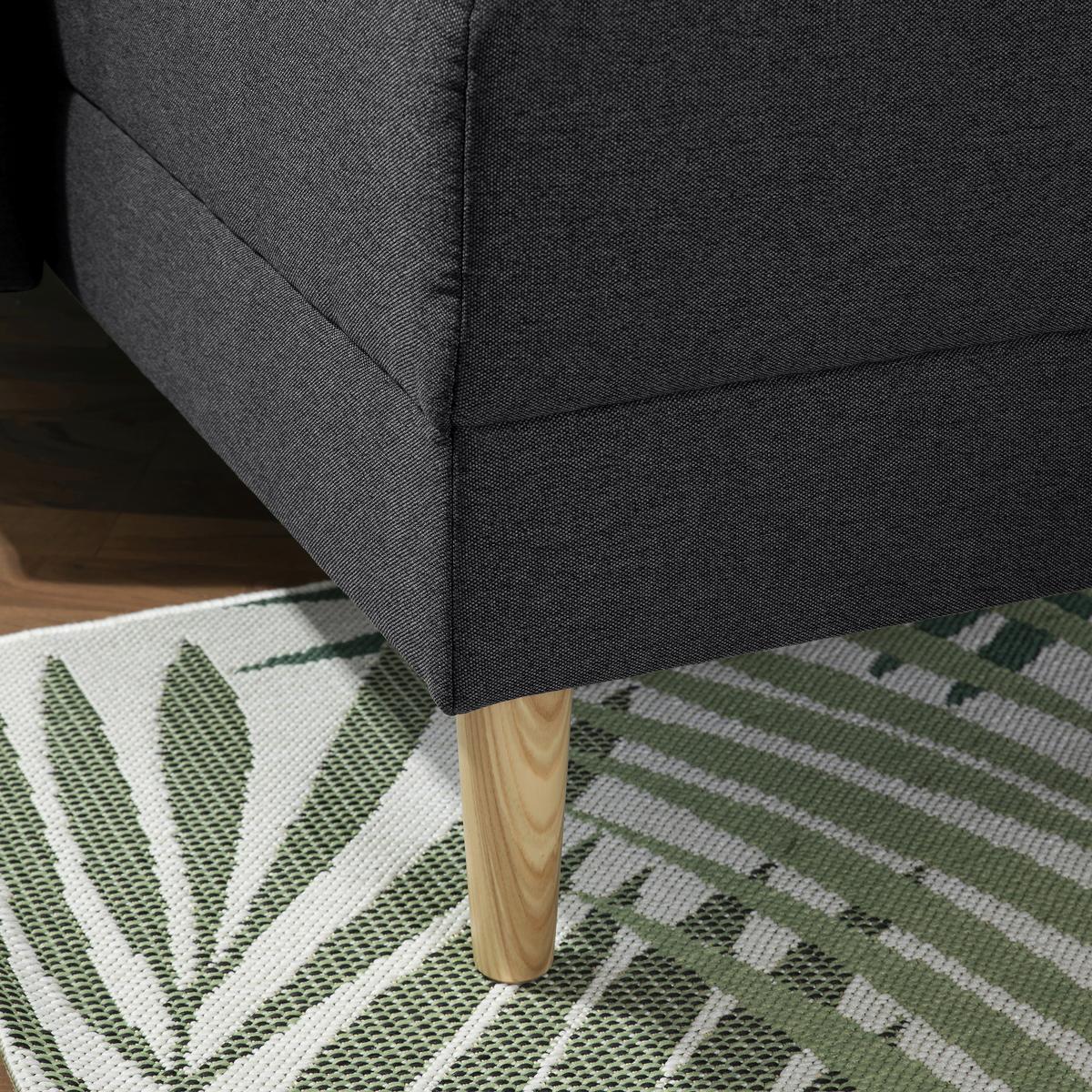 Ecksofa Mit Schlaffunktion Easy Relax Graphitfarben - Eschefarben/Graphitfarben, MODERN, Textil (223/152cm) - Max Winzer