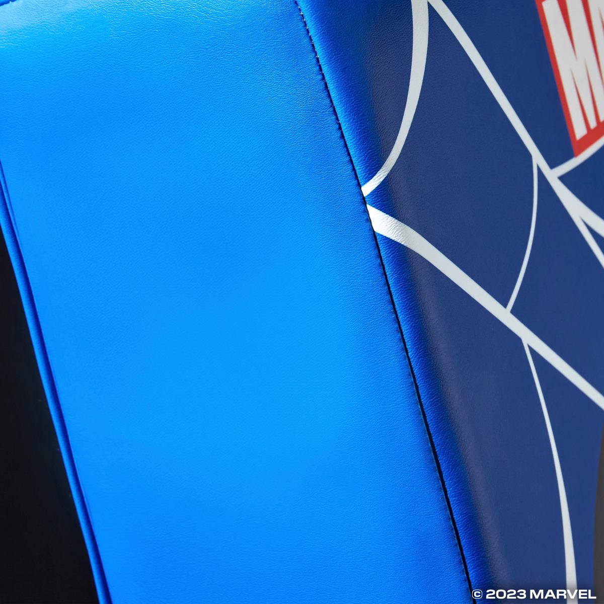 Gamingsessel Lederoptik, Blau, B: 40 Cm - Blau, MODERN, Leder/Holzwerkstoff (40/65,5/85,5cm) - X Rocker