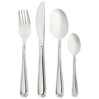 Besteckset 24-Teilig Sanja für 6 Personen - Edelstahlfarben, MODERN, Metall - Luca Bessoni