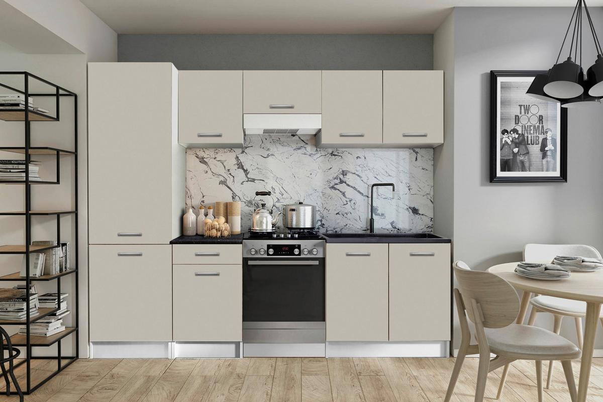 Konyhablokk Katrin  *TOP ÁR* - kasmírszínű/fehér, Modern (170cm) - Best Price