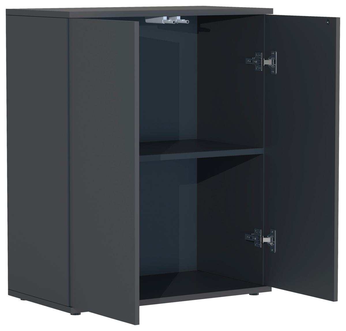 Kommode Dalrosa Anthrazit - Anthrazit, MODERN, Holzwerkstoff (60/73/32cm) - MID.YOU