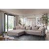 Ecksofa Piazza Taupe S: 187x321 cm - Taupe/Beige, Design, Textil (187/321cm) - Livetastic