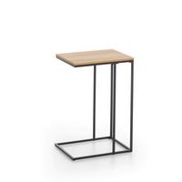 Couchtisch Schwarz B: 30 cm - Schwarz, Design, Holzwerkstoff/Metall (30/58/40cm) - MID.YOU