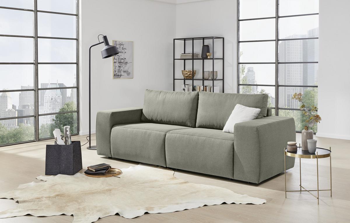 2-sitzer-sofa Looks Ii Braun - Schwarz/Braun, Design, Textil (242/87/89cm) - LOOKS by W.Joop