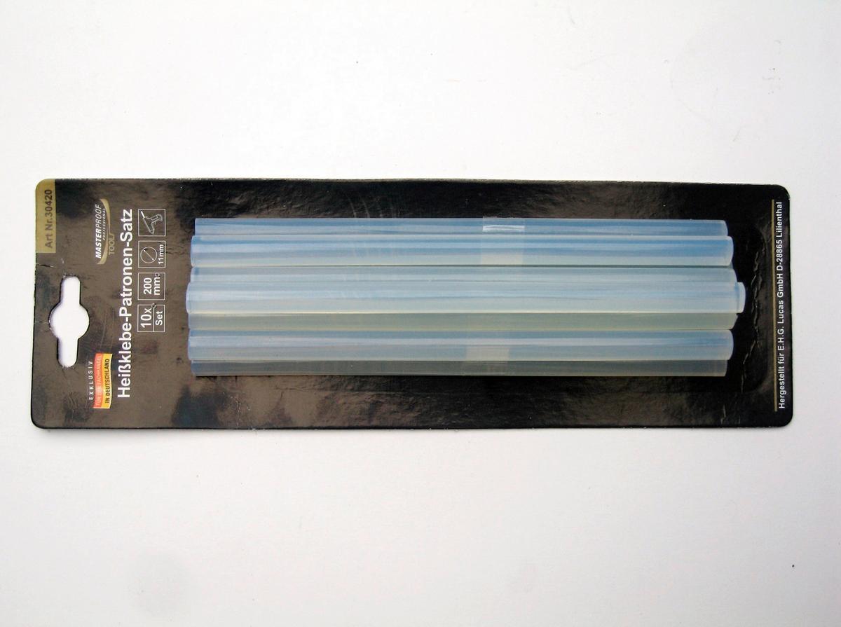 Ragasztópatronok 30420 - áttetsző, Basics, műanyag (20cm)