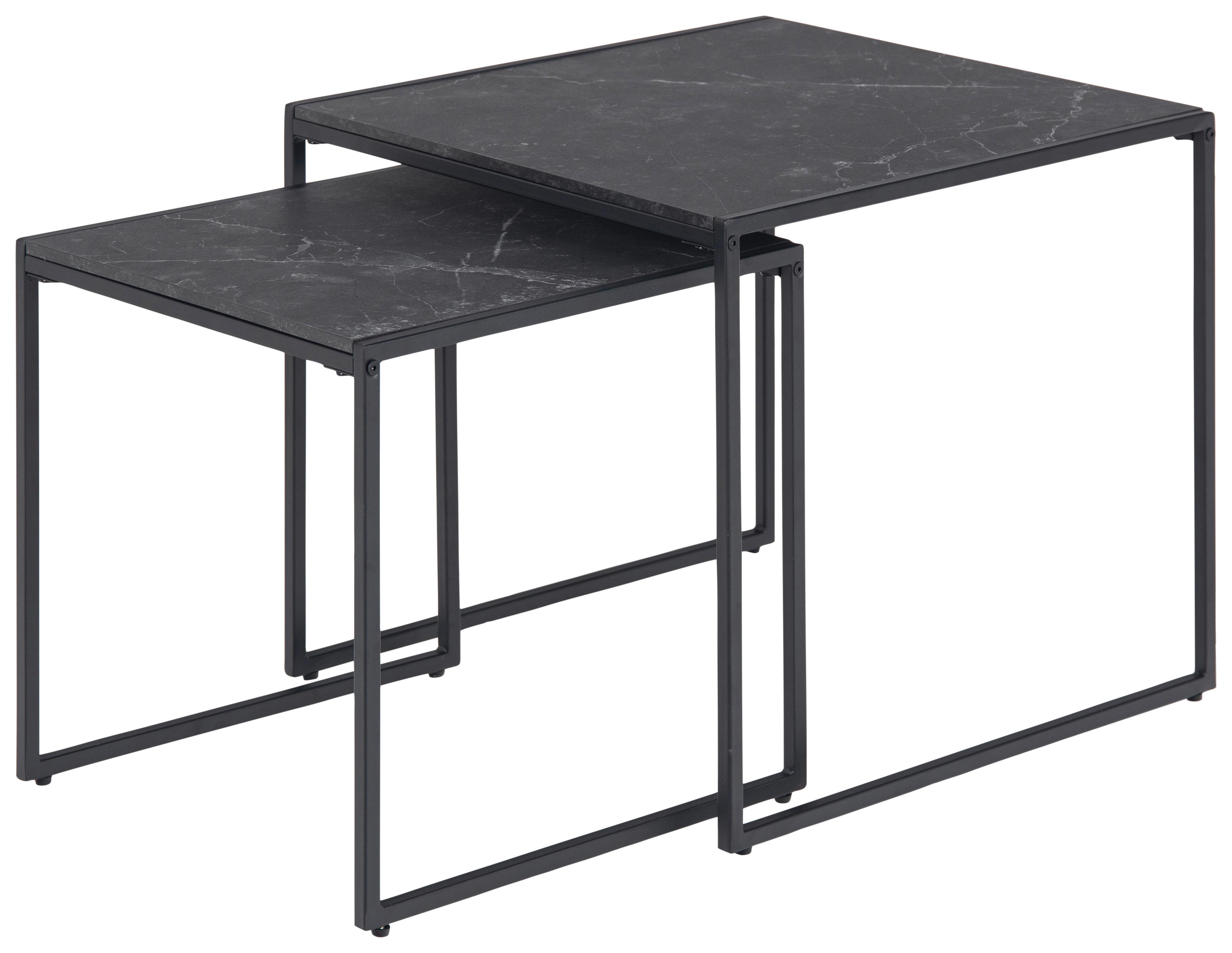 Couchtisch 2er-set Infinity, Schwarz