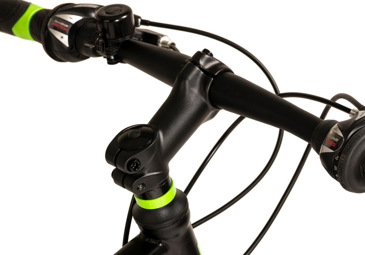 Mountainbike 410m - Schwarz, MODERN, Metall (25/140/60cm)