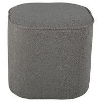 Pouf Piff - Grau, Design, Textil (44/41/44cm) - Livetastic