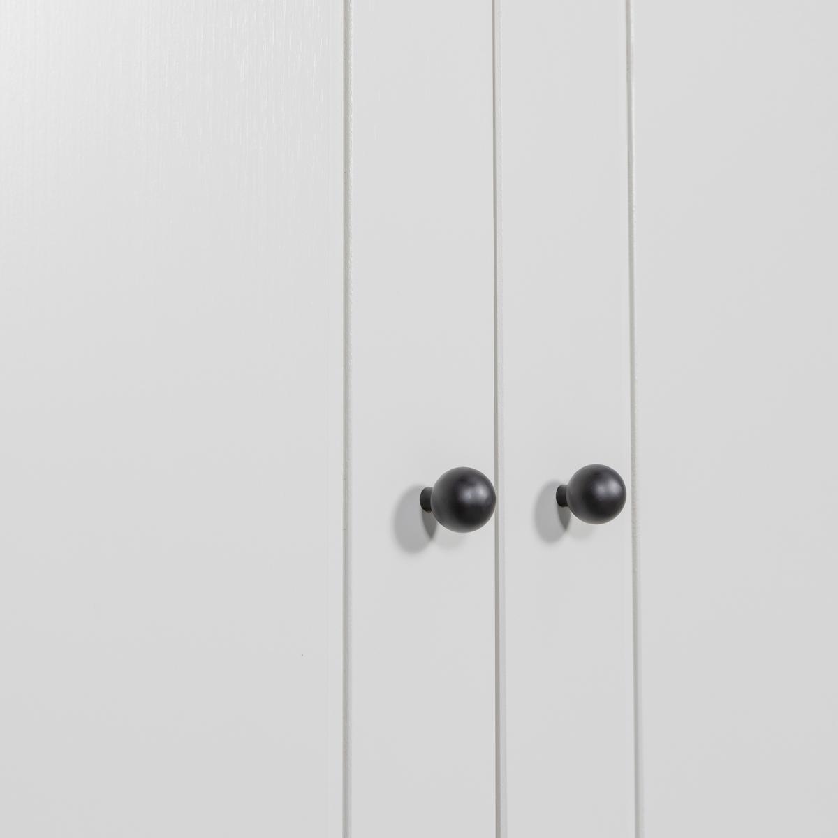 DREHTÜRENSCHRANK Xina Grau B: 110cm - Grau, Basics, Holz (110/202/58cm) - MID.YOU