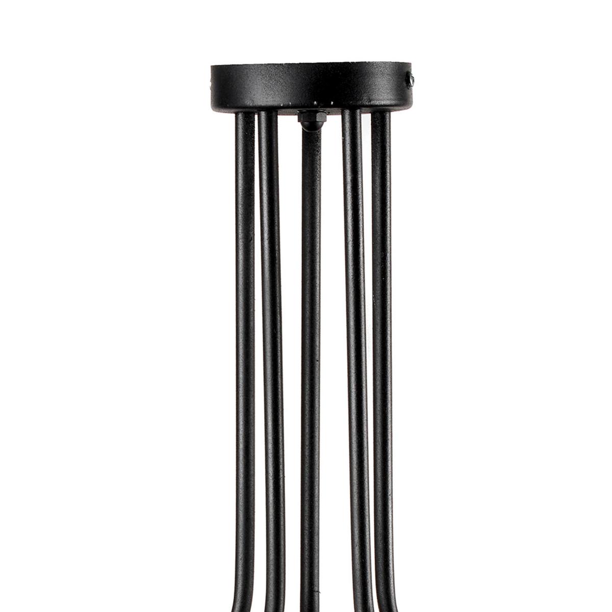 Deckenleuchte 5041/pl5 - Schwarz, Basics, Metall (55/45cm)