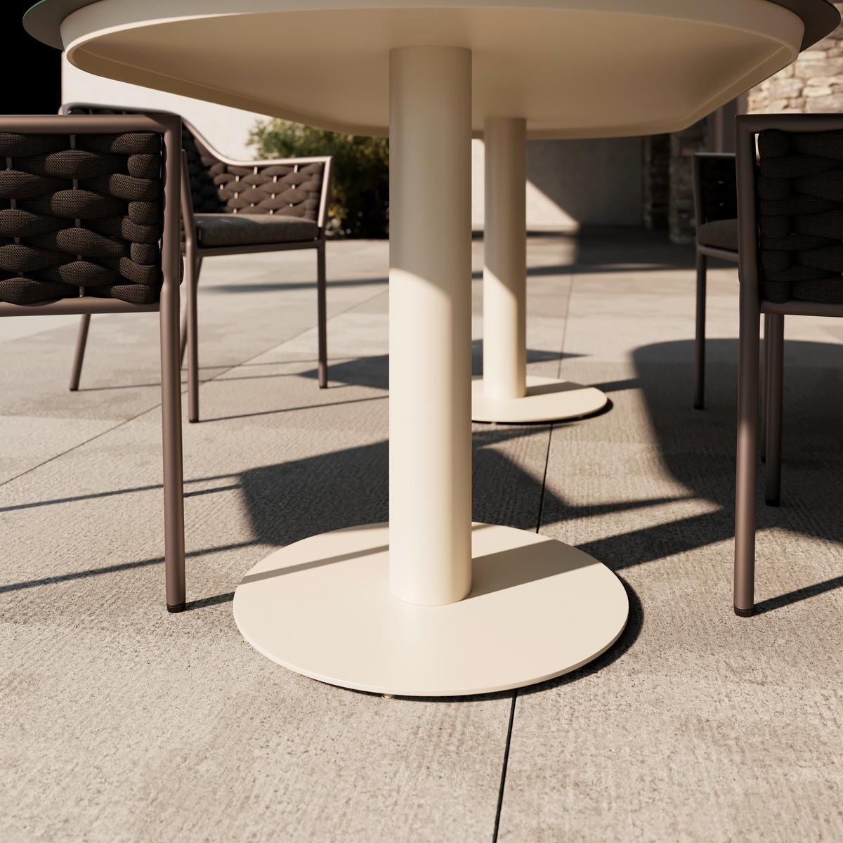 ZAHRADNÍ STŮL MONACO - béžová, Moderní, kov/keramika (220/100/75cm) - Mömax