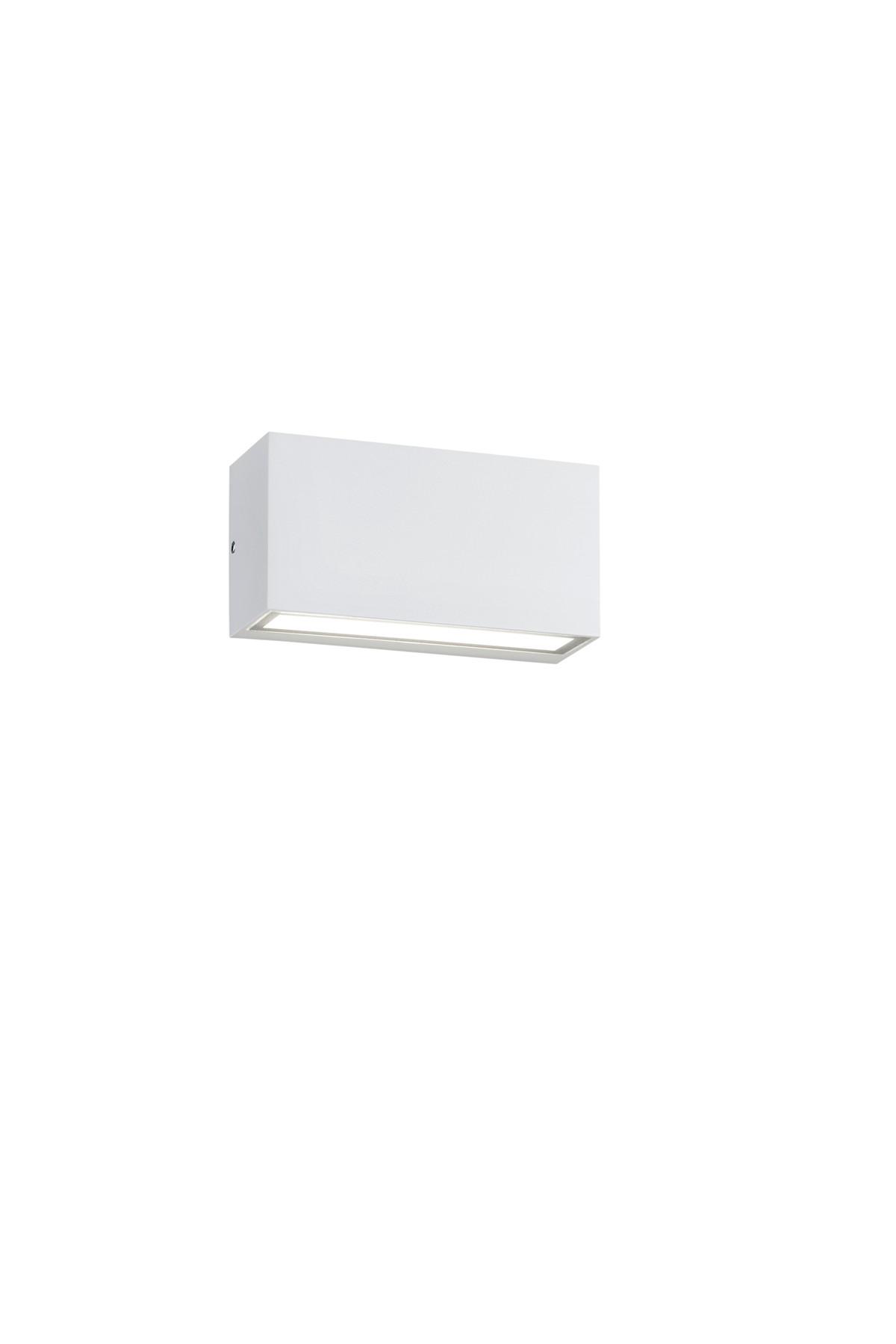 Außenwandleuchte 226960231 Trent - Weiß, Design, Metall (14/5/7cm) - Trio Leuchten