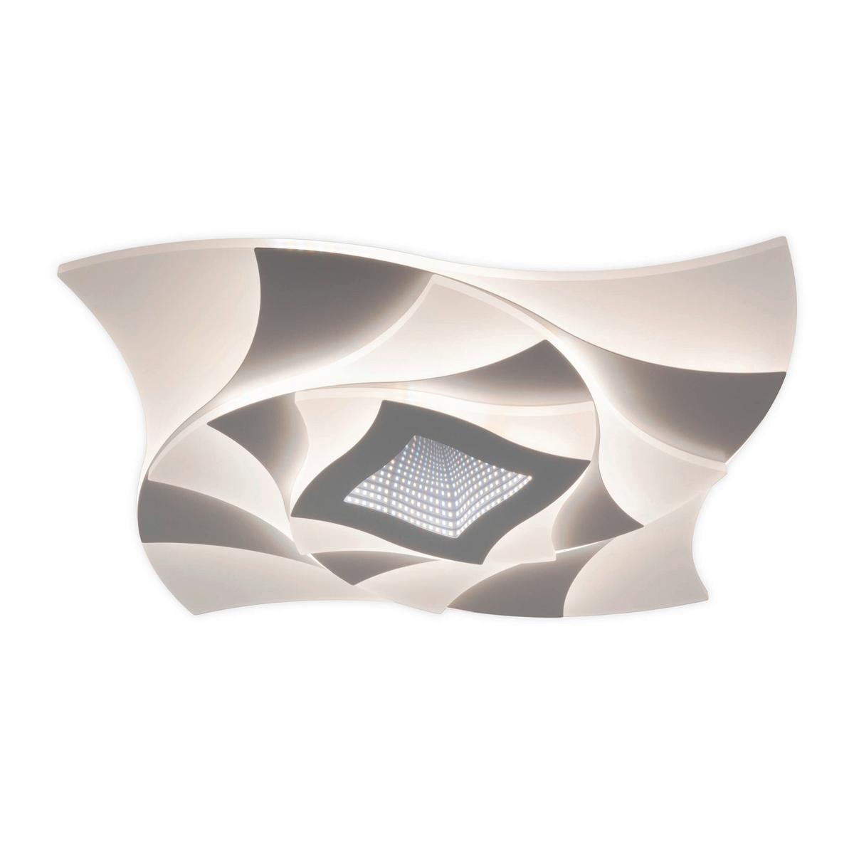 LED-Deckenleuchte 1408477 Liora - Weiß, KONVENTIONELL, Kunststoff/Metall (48/48/6cm) - Näve