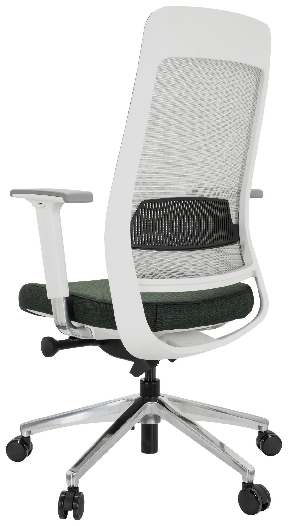 Bürostuhl Chiaro T2 Mit Wippfunktion Schwarz/Weiß - Schwarz/Weiß, MODERN, Kunststoff/Textil (67/118/63cm) - MID.YOU