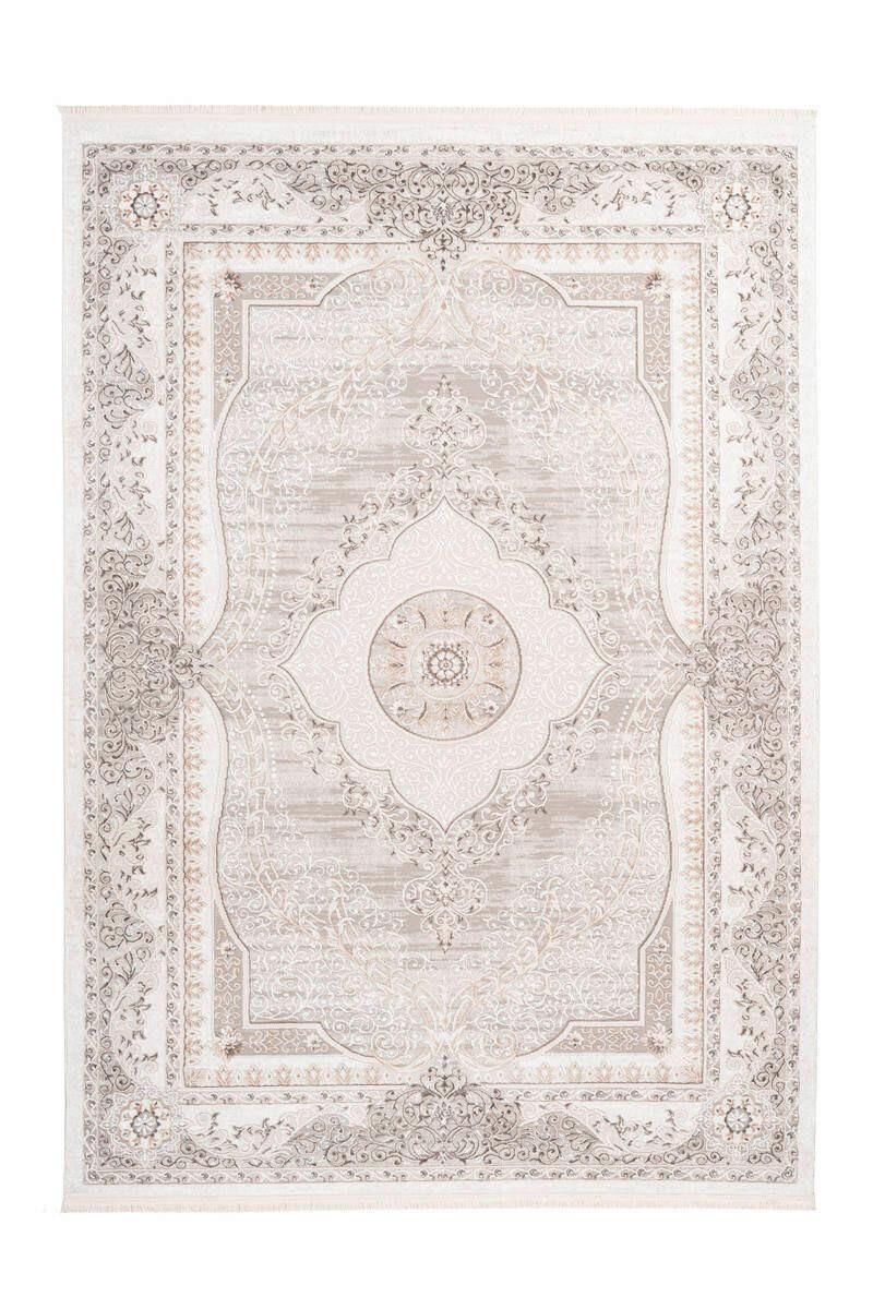 Webteppich Grau/Silberfarben Akropolis 80x150 cm - Silberfarben/Grau, Design, Textil (80/150cm) - Kayoom