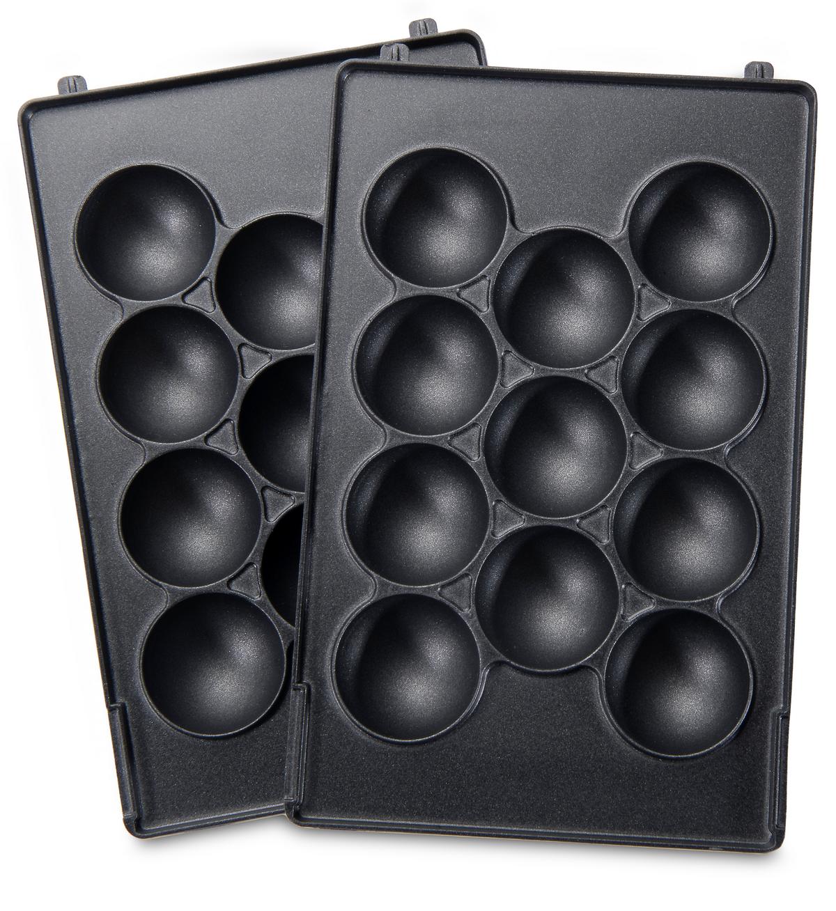 Waffeleisen Snack Maker 700 W Antihaftbeschichtet - Rosa, MODERN, Kunststoff (10/14/30cm) - Trisa Electronics