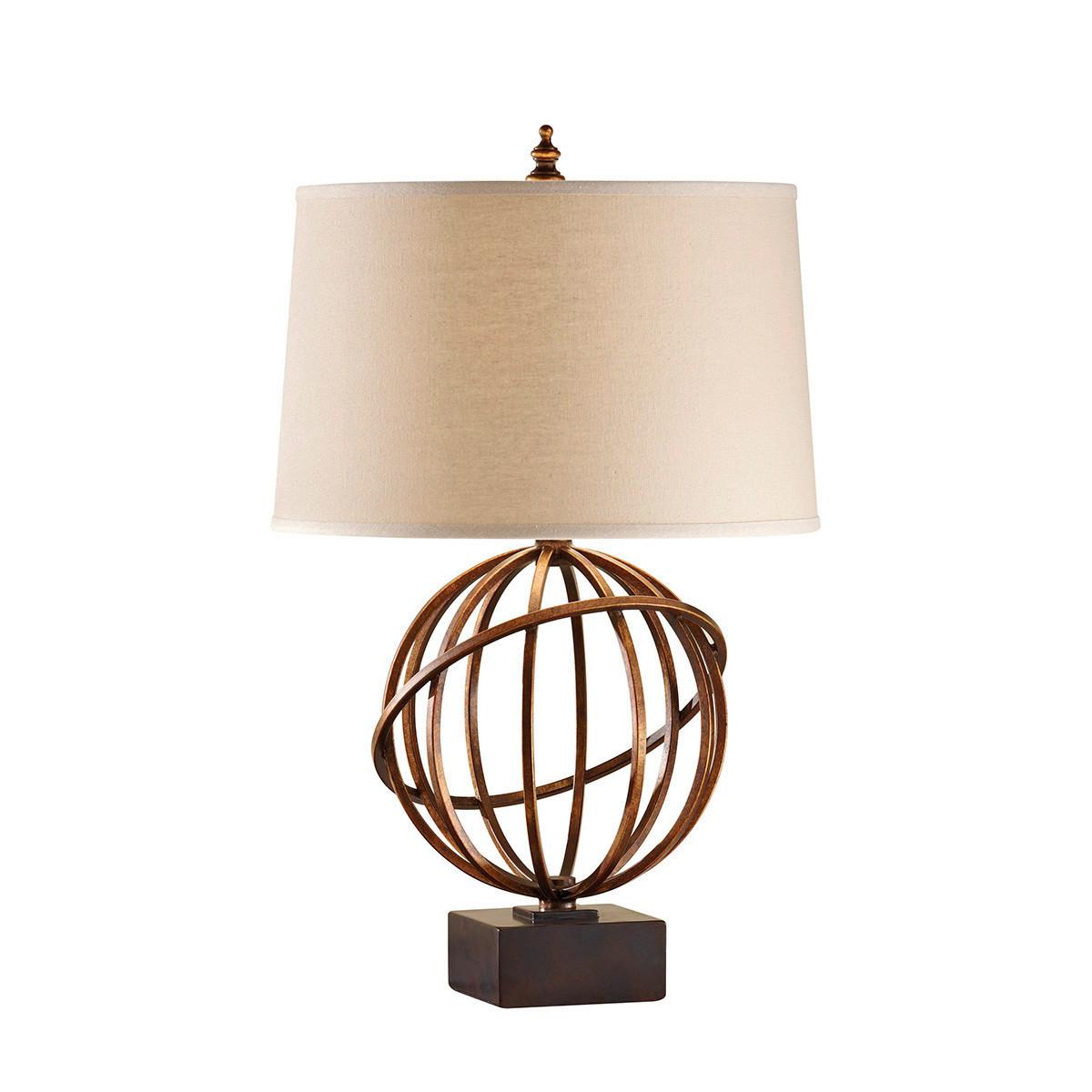 TISCHLEUCHTE FE-SPENCER-TL - Goldfarben, Design, Metall (39/58/39cm) - Elstead Lighting
