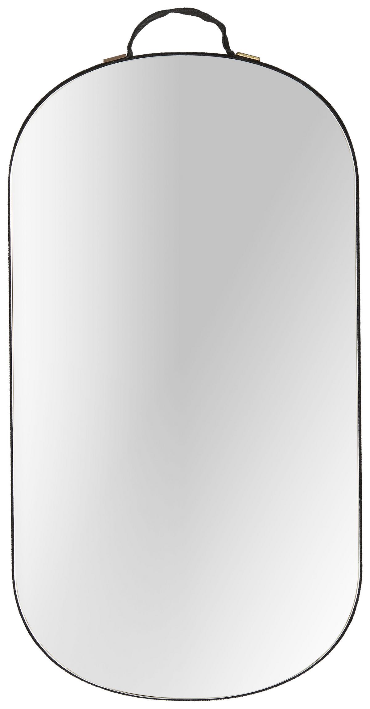 Nástěnná dekorace Oval, 11/20cm - čiré, Moderní, kov/kompozitní dřevo (11/20cm) - Modern Living