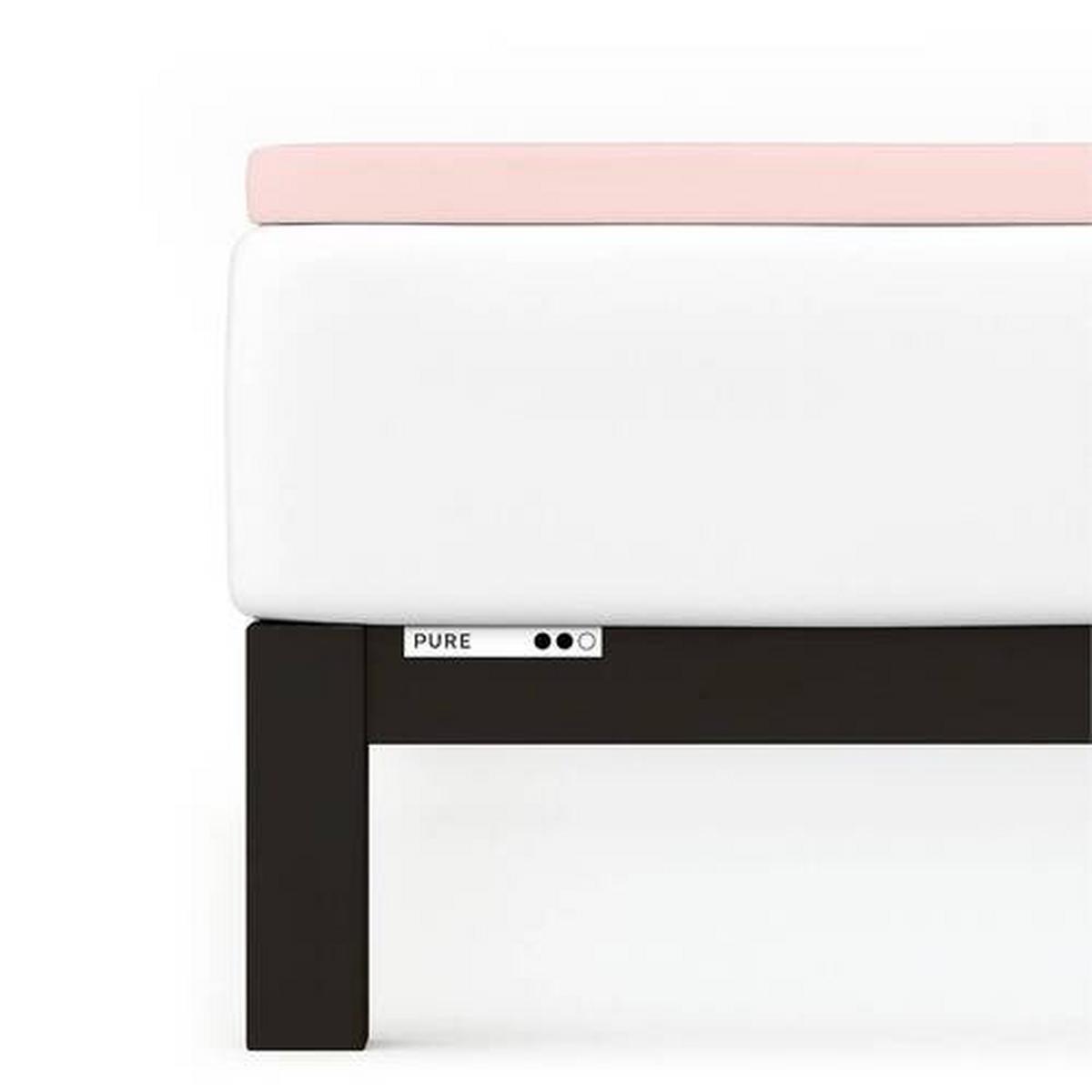 Topper-spannleintuch Pure Topper - Hellrosa, Basics, Textil (180-200/200-220cm) - Schlafgut