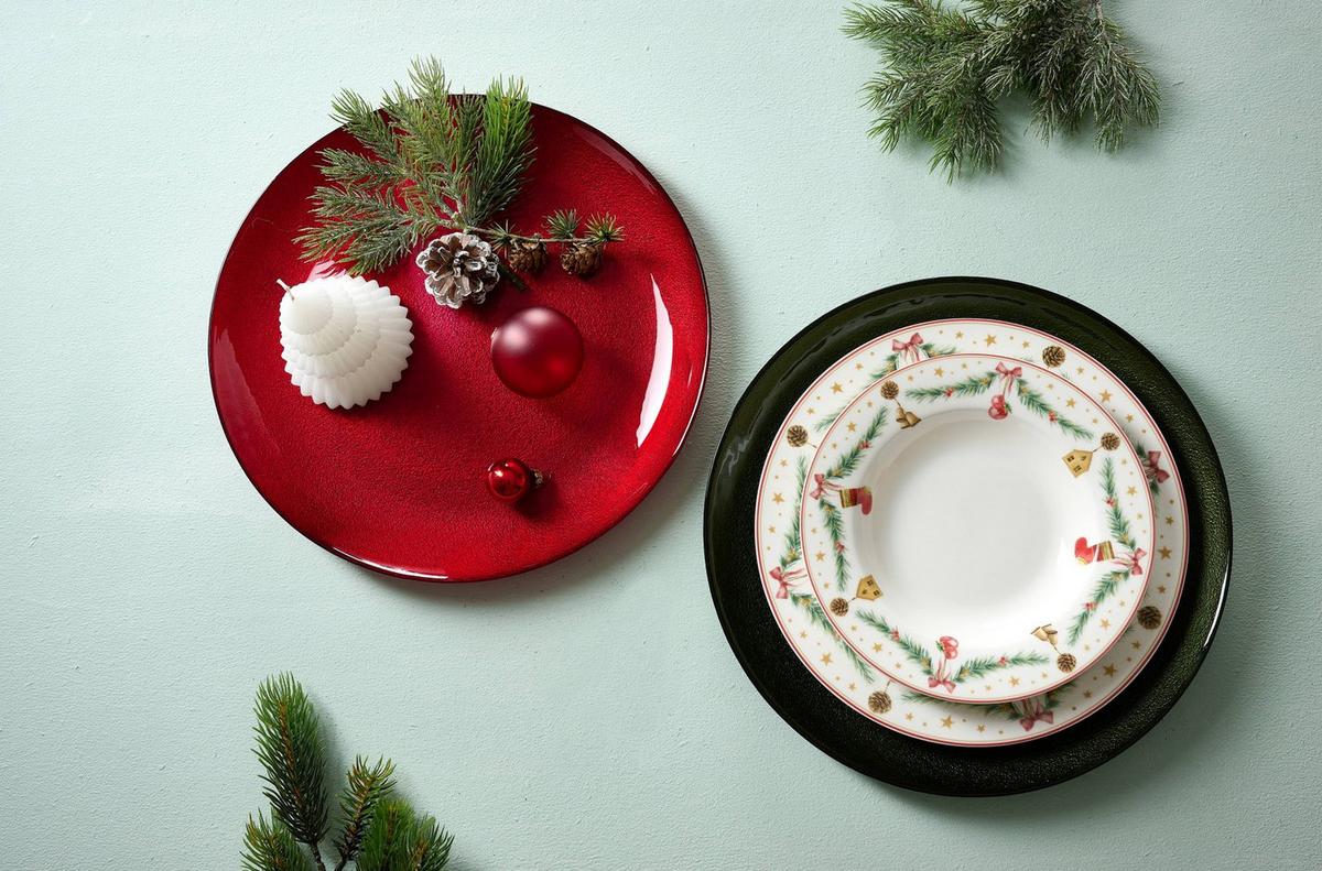 Dezertní talířek HOLLY - vícebarevná, Basics, keramika (20,5cm) - Ritzenhoff Breker
