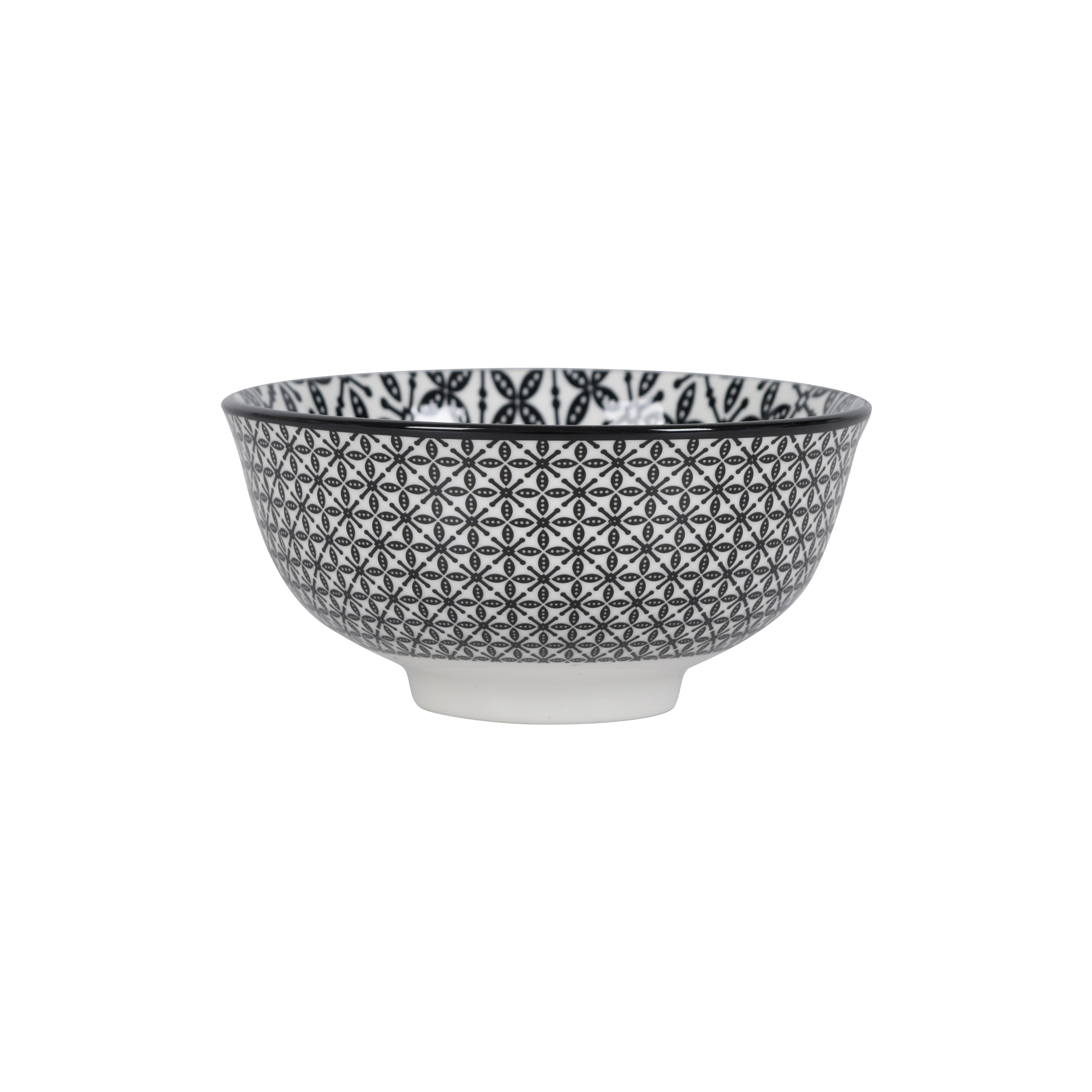 Miska na dip SHIVA - čierna/biela, Lifestyle, keramika (11,7/5,6cm) - Mömax