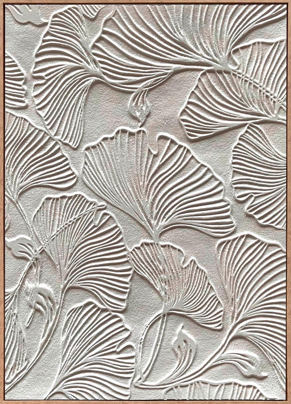 Obraz na plátně Denise, 100/140cm - bílá/přírodní barvy, Moderní, dřevo/textil (100/140cm) - Premium Living