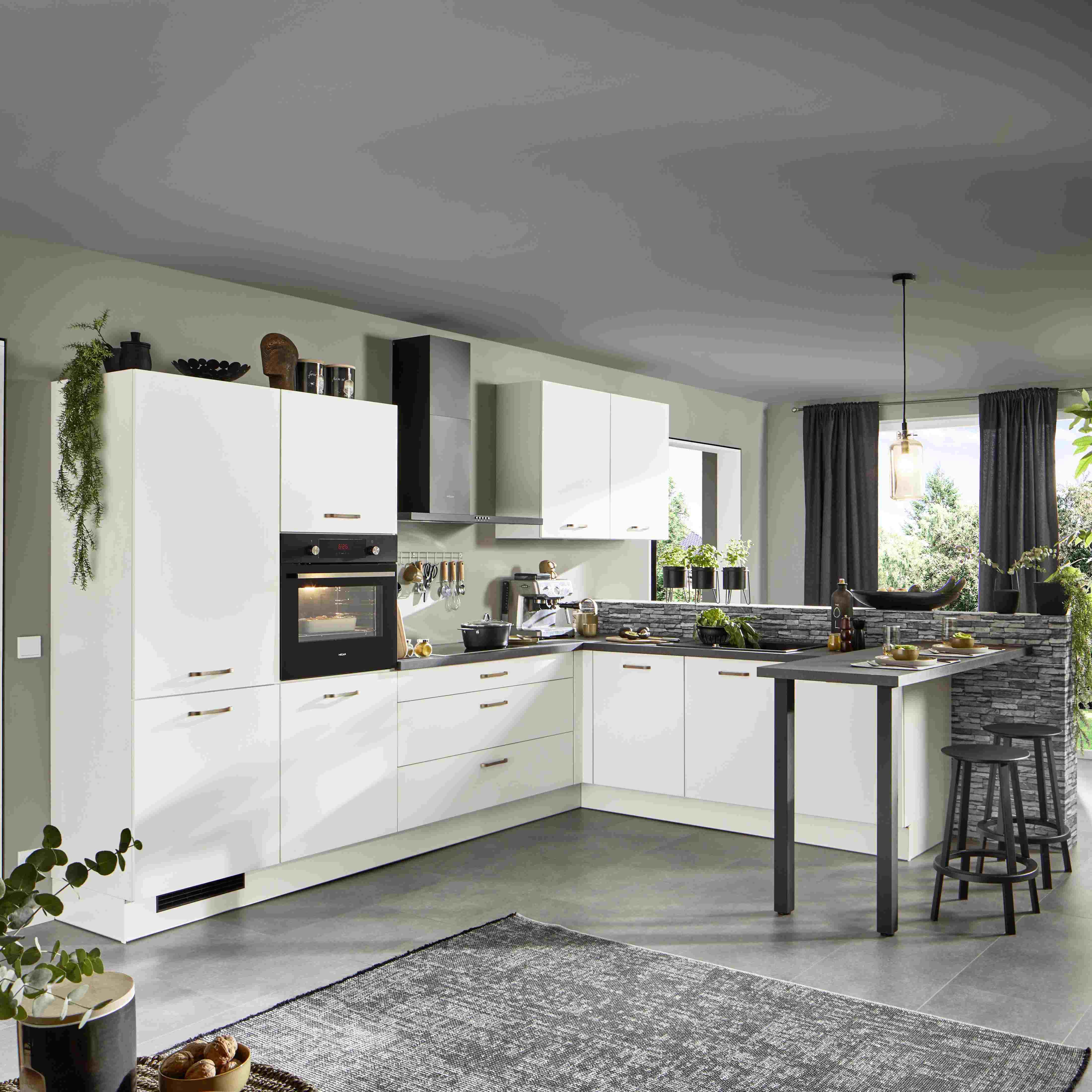 Frontfarbe Ip1200 Weiß - Weiß, MODERN, Holzwerkstoff - Impuls