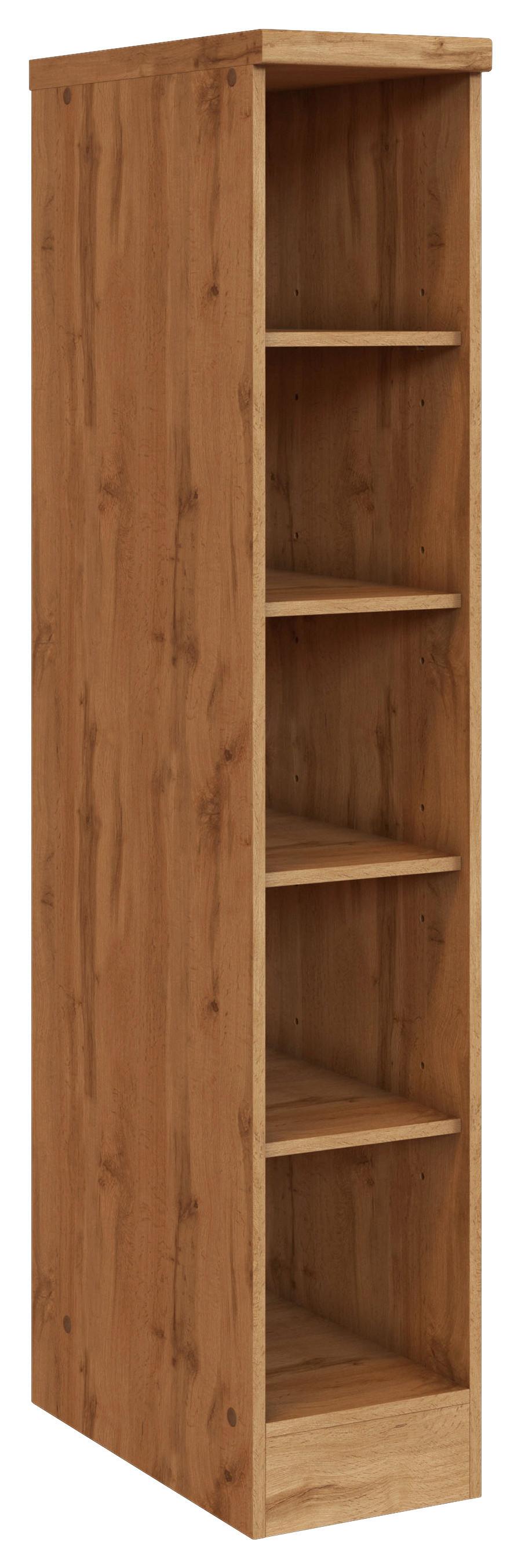Regal Florenz 30 cm Eiche Wotan - Eiche Wotan, Design, Holzwerkstoff (30/166/60cm) - Held