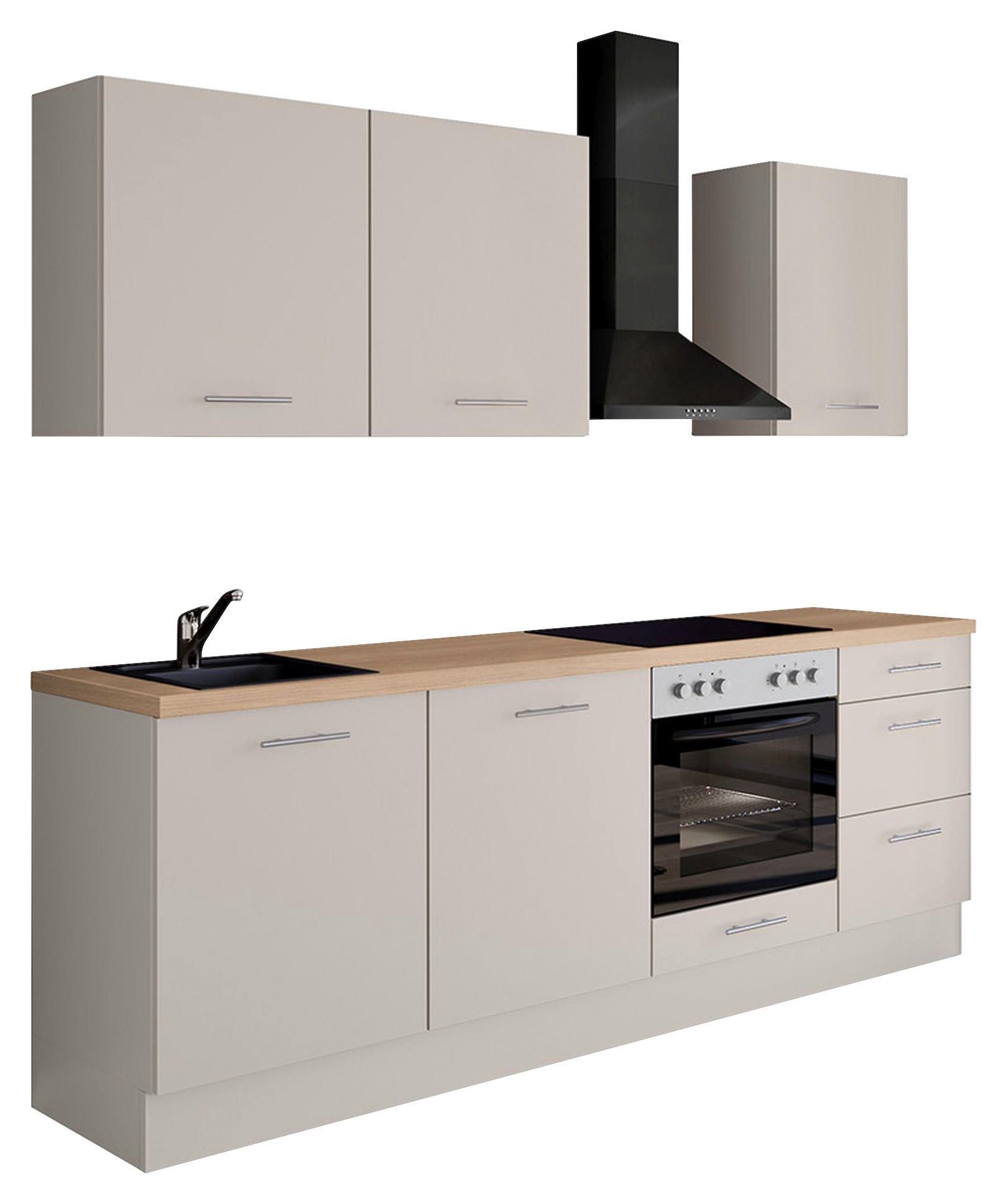 Küchenleerblock Ip3150 - Eichefarben/Magnolie, Design, Holzwerkstoff (230cm) - Impuls