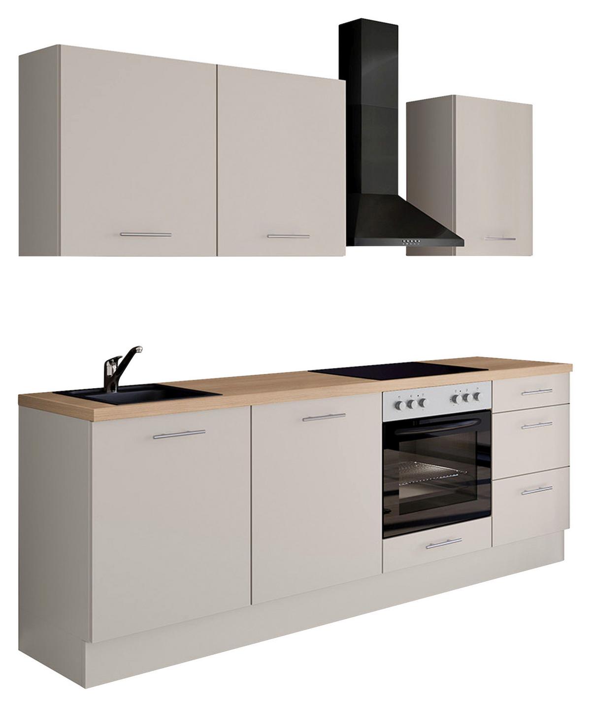 Küchenleerblock Ip3150 - Eichefarben/Magnolie, Design, Holzwerkstoff (230cm) - Impuls