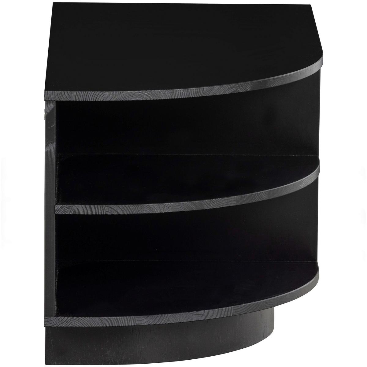 Lowboard Finca Schwarz B: 78cm - Schwarz, Design, Holz (78/40/40cm) - Livetastic