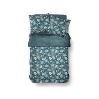 POSTEĽNÁ BIELIZEŇ Sunshine Flower 2, 200/220cm - zelená, Modern, textil (200/220cm)