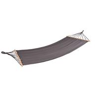 Hängematte Hawaii - Anthrazit/Braun, Basics, Holz/Kunststoff (100/0,6/280cm) - Gardenson
