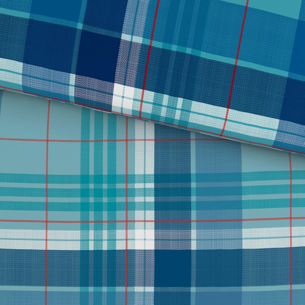 Ágyneműhuzat-garnitúra Yasmin - kék/antracit, Modern, textil - Luca Bessoni