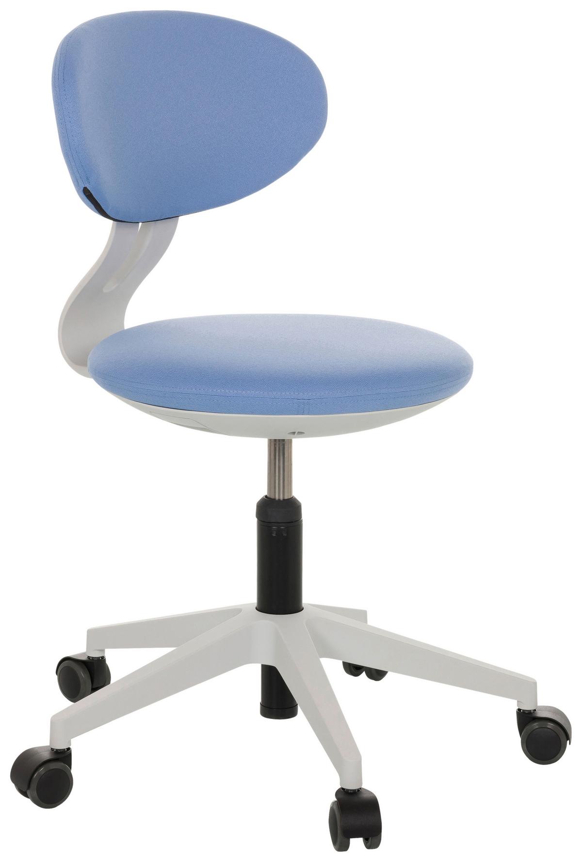 Jugenddrehstuhl Minimovo - Blau/Grau, Basics, Kunststoff/Textil (42/66-87/52cm) - MID.YOU