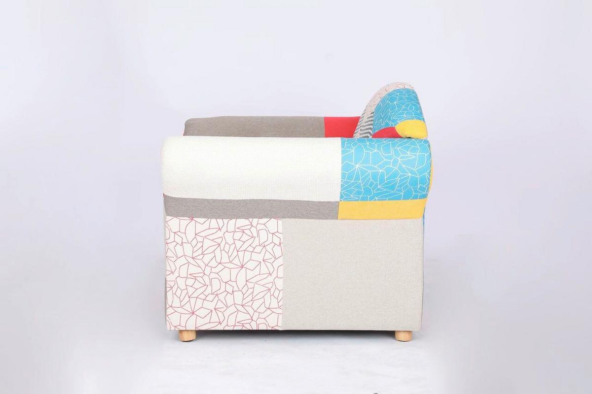 Polstersessel Loretta, Bunt ca. 84x84x110 cm - Basics (84/84/110cm)
