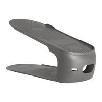 Polica na topánky LEO -EXT- -TOP- - sivá, Konventionell, plast (11/27,5/12,5cm) - Mömax