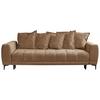 Schlafsofa Weronika, Braun B: 247 Cm - Schwarz/Braun, Design, Holz/Holzwerkstoff (247/94/90cm) - MID.YOU