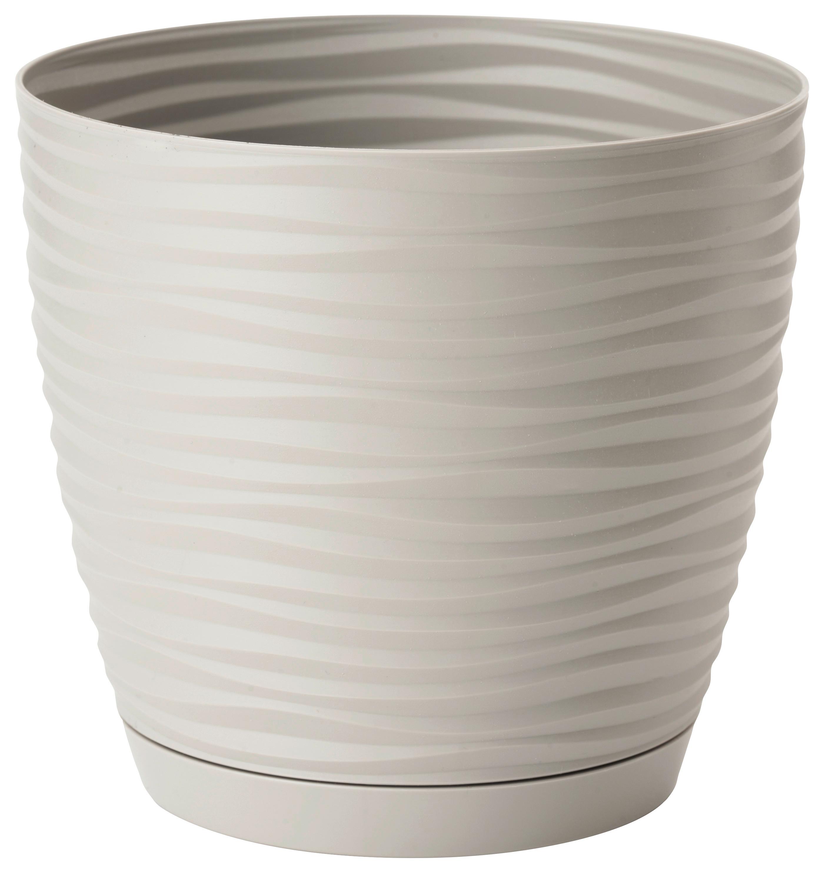 Obal Na Květináč Sardun Complete - šedá, Basics, plast (14,7/13,65cm)
