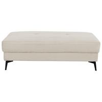 Hocker Zero Creme B: 140 cm - Creme/Schwarz, Trend, Textil (140/46/80cm)