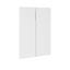 Sada Dveří Line4 - bílá, Moderní, dřevěný materiál (74/103/2cm)