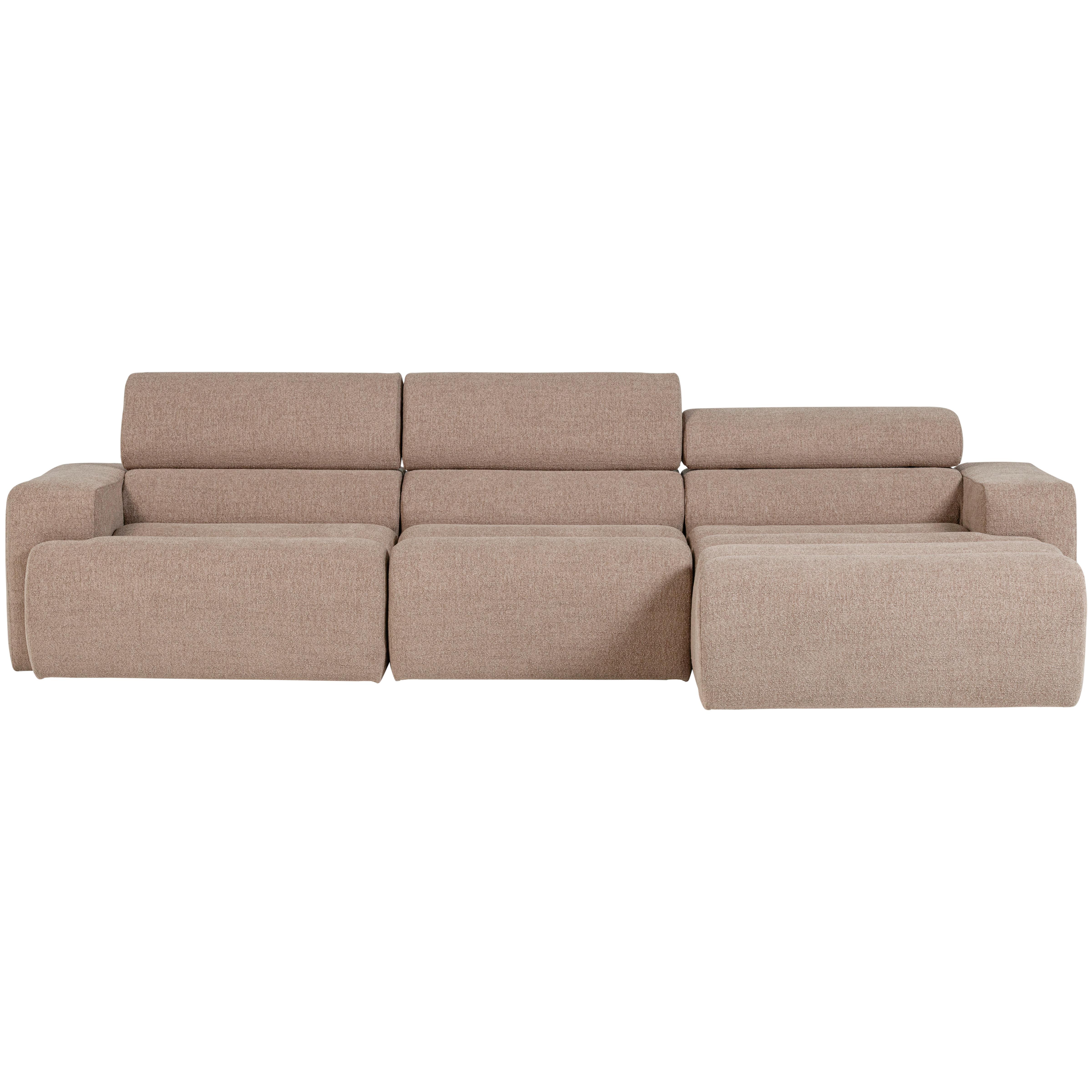 ECKSOFA Novi Taupe S: 300x173cm - Taupe/Schwarz, Design, Textil (300/173cm) - Livetastic