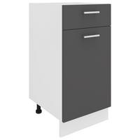 Küchenunterschrank Esilo B: 40 Cm Anthrazit/weiß - Anthrazit/Weiß, KONVENTIONELL, Holzwerkstoff (40/82/46cm) - MID.YOU