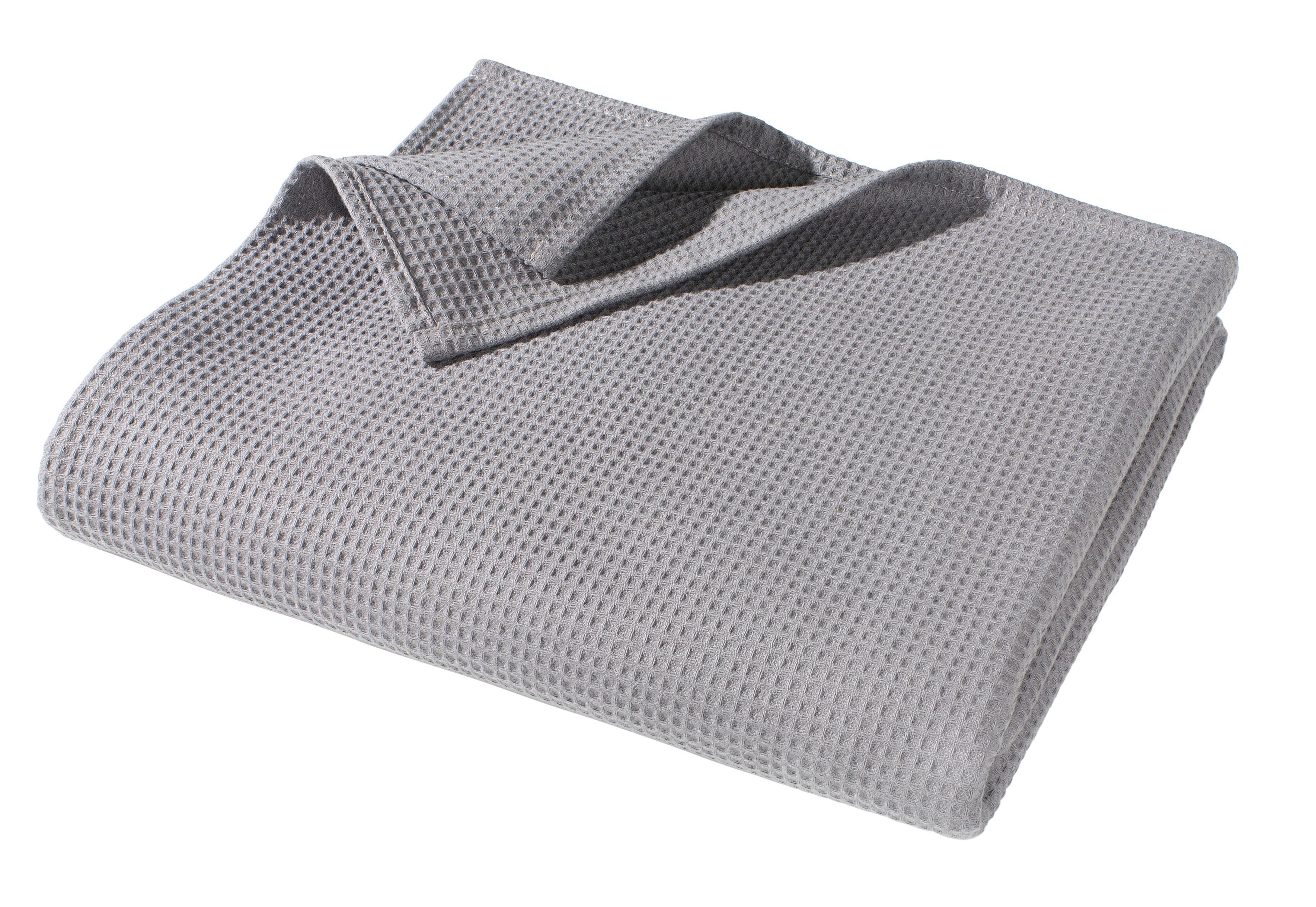 Denní Deka Gerard, 150/200 Cm - šedá, textil (150/200cm) - Modern Living