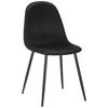 Stolička Lio - čierna, Modern, kov/drevo (43/86/55cm) - Modern Living