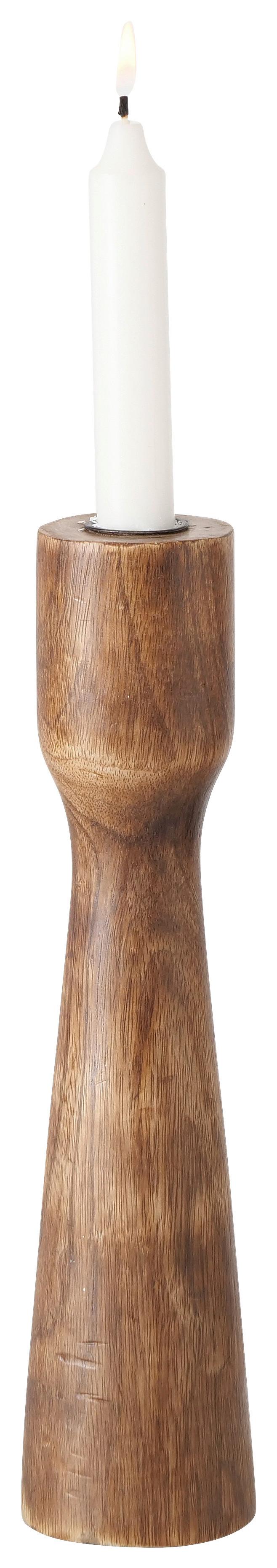 Stojan Na Svíčků Caldeas, V: 30cm - přírodní barvy, Moderní, dřevo (30cm) - Premium Living