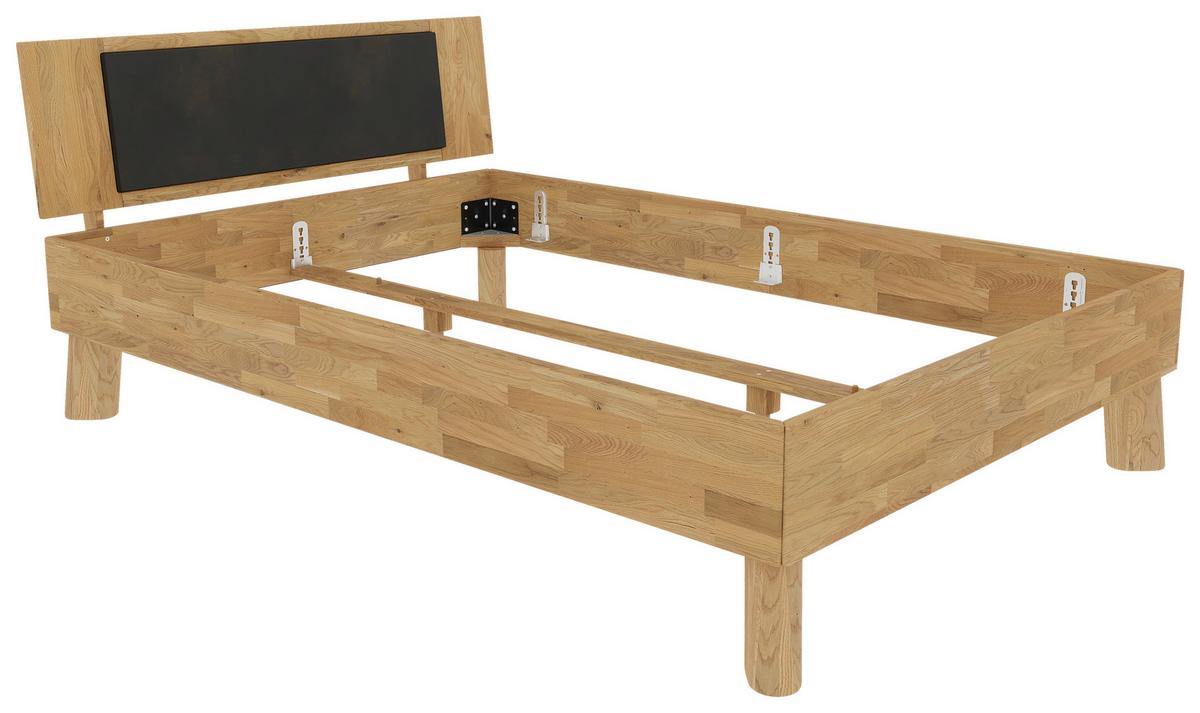 Bett Como Naturfarben /wildeiche 140x200cm - Wildeiche/Naturfarben, MODERN, Holz (140/200cm) - MID.YOU