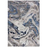 Webteppich 503119371431 - Blau, Basics, Textil (120/170cm)